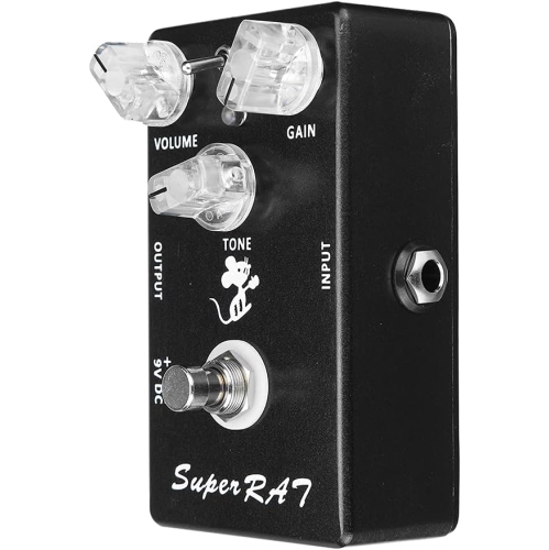 SUPER RAT three-mode distortion effects pedal | Classic RAT upgrade | Distortion/excitation/preamplifier three-in-one | Portable design