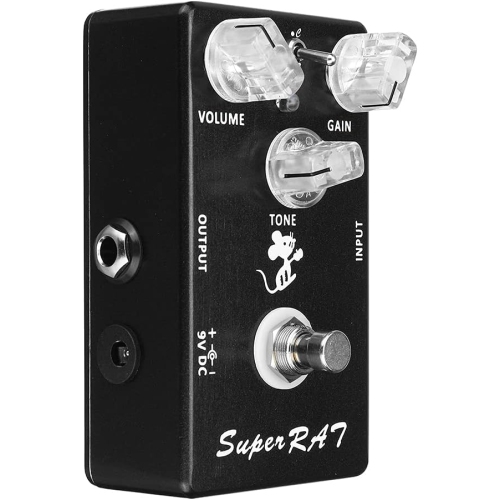 SUPER RAT three-mode distortion effects pedal | Classic RAT upgrade | Distortion/excitation/preamplifier three-in-one | Portable design