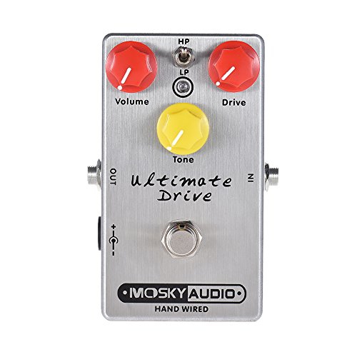 Pédale d'effets de guitare ultimes | overdrive de type tube | mode double HP/LP | design de dérivation véritable