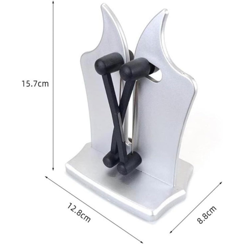 Affûteur de couteaux avec support Pierre multifonctionnelle à affûtage rapide Outil d'affûtage de couteau vertical Home Couteau de cuisine Outil