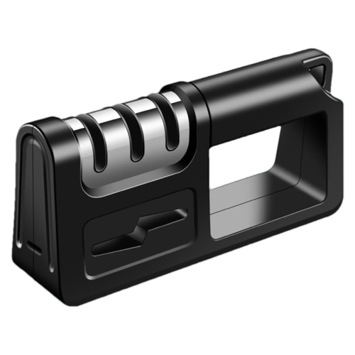 Outil Whetstone, outil manuel professionnel | 4-en-1 whetstone, pierre à eau Whetstone, outil de cuisine professionnel Whetstone - noir