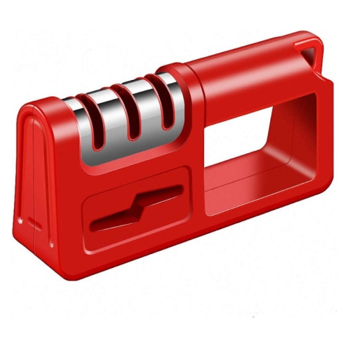 Outil Whetstone, outil manuel professionnel | Whetstone 4-en-1, pierre à eau, outil de cuisine professionnel Whetstone - rouge