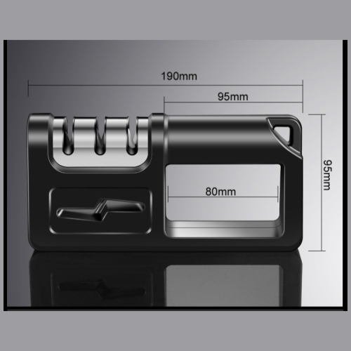 Outil Whetstone, outil manuel professionnel | Whetstone 4-en-1, pierre à eau, outil de cuisine professionnel Whetstone - rouge