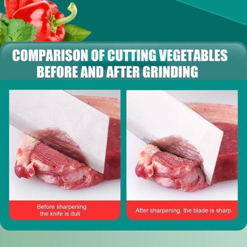 Outil Whetstone, outil manuel professionnel | Whetstone 4-en-1, pierre à eau, outil de cuisine professionnel Whetstone - rouge