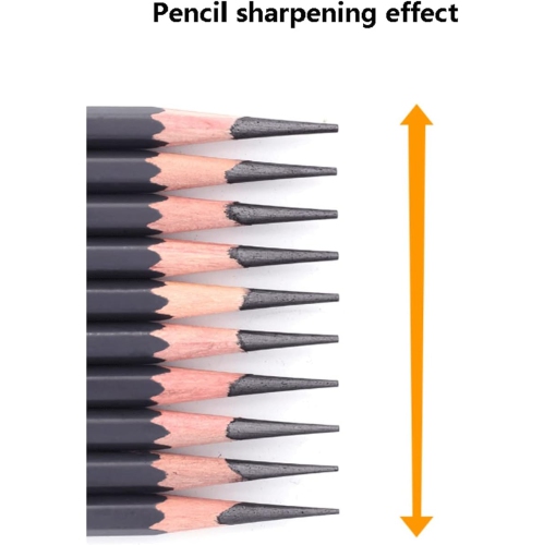 Black Pencil Sharpener, Non-Electric, Manual Pencil Sharpener for Kids, Suitable for Colored Pencils, School Classroom and Office (Black)