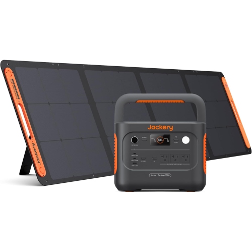 Jackery Explorer 1000 v2+ 200W Solar Panel Portable Power Station