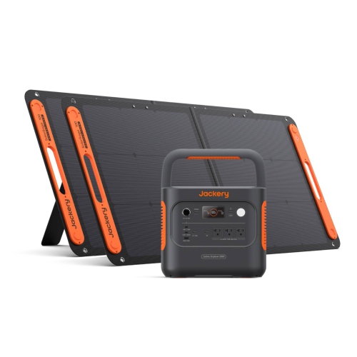 Jackery Explorer 2000 v2 Portable Power Station with 100W*2 Solar Panel