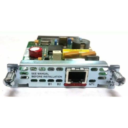 Carte d'interface ISDN Cisco WIC 1 B-UV2 de REFURBISHED