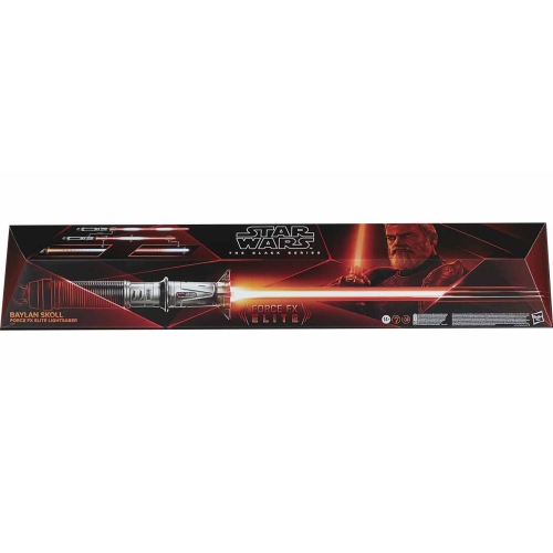 Star Wars The Black Series FX Elite Life Size Prop Replica Electronic Lightsaber - Baylan Skoll Lightsaber