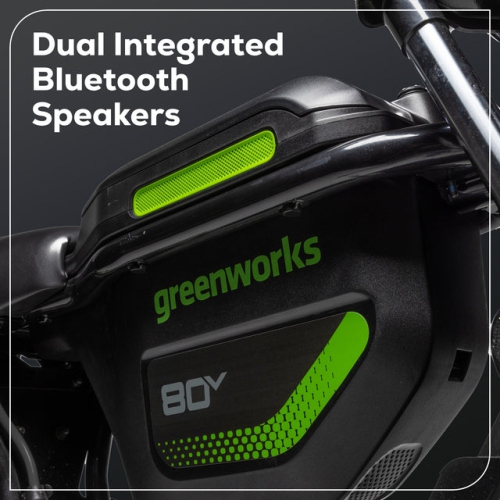 Greenworks 80V Stealth Series 19'' Minibike, 4Ah Batteries & 8A Dual Port Charger Included