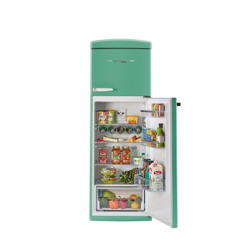 Unique Appliances Classic Retro 11 cu.ft. Top Freezer Refrigerator - Ocean Mist Turquoise