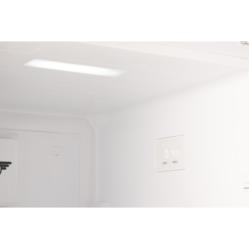 11&nbsp;pi³ rétro classique pour électroménagers uniques Réfrigérateur à congélateur supérieur – Blanc guimauve