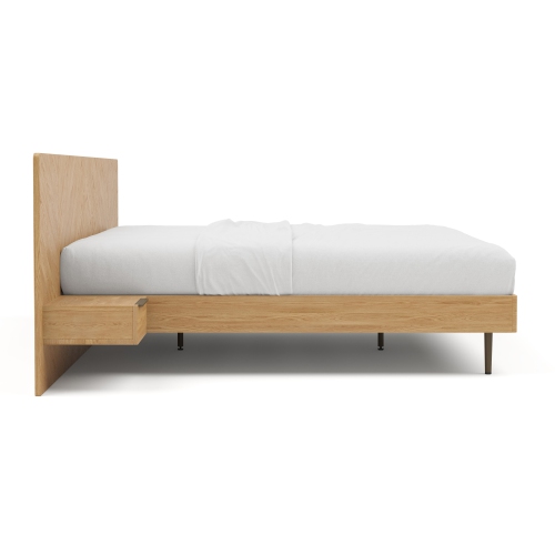 Valencia Ava Wood Platform King Bed, White Oak