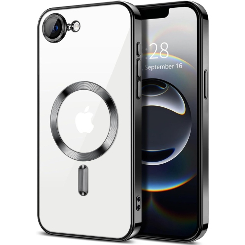 [CS] Étui magnétique en TPUR hybride avec MagSafe pour iPhone 16e, noir