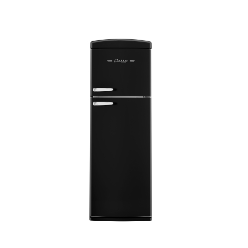 Unique Appliances Classic Retro 11 cu.ft. Top Freezer Refrigerator - Midnight Black