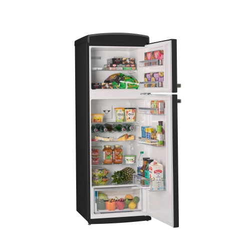 Unique Appliances Classic Retro 11 cu.ft. Top Freezer Refrigerator - Midnight Black