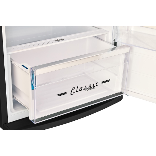 Unique Appliances Classic Retro 11 cu.ft. Top Freezer Refrigerator - Midnight Black