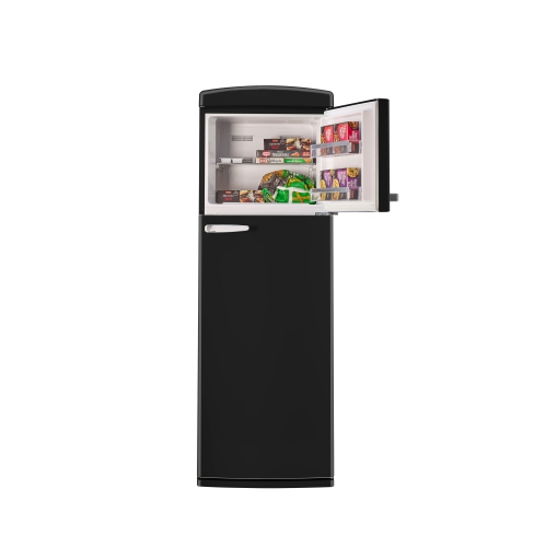 Unique Appliances Classic Retro 11 cu.ft. Top Freezer Refrigerator - Midnight Black