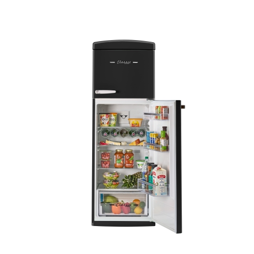 Unique Appliances Classic Retro 11 cu.ft. Top Freezer Refrigerator - Midnight Black
