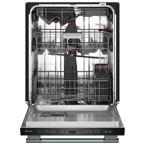 Lave-vaisselle encastrable 24 po 44 dB avec cuve en inox et troisième panier de KitchenAid - Genévrier