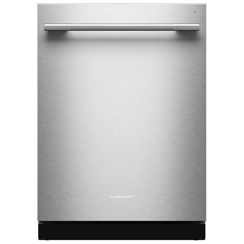 KitchenAid 24" 44dB Built-In Dishwasher w/ Stainless Steel Tub & Third Rack - Stainless