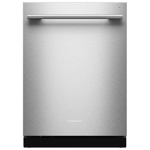 KitchenAid 24" 44dB Built-In Dishwasher w/ Stainless Steel Tub & Third Rack - Stainless