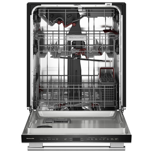 KitchenAid 24" 44dB Built-In Dishwasher w/ Stainless Steel Tub & Third Rack - Stainless