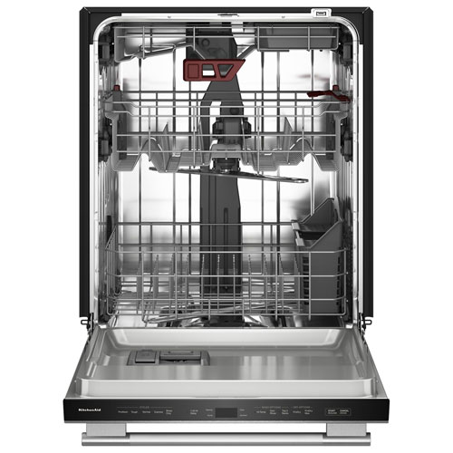 Lave-vaisselle encastrable 24 po et 41 dB avec cuve en inox et troisième panier de KitchenAid - Inox