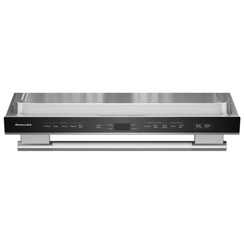 Lave-vaisselle encastrable 24 po et 41 dB avec cuve en inox et troisième panier de KitchenAid - Inox