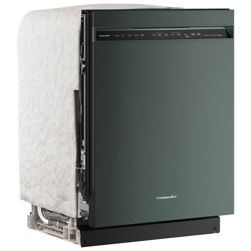 KitchenAid 24" 44dB Built-In Dishwasher w/ Stainless Steel Tub & Third Rack - Juniper