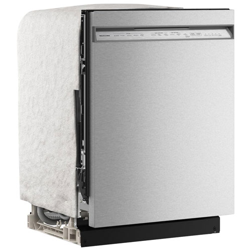 KitchenAid 24" 41dB Built-In Dishwasher w/ Stainless Steel Tub & Third Rack - Stainless