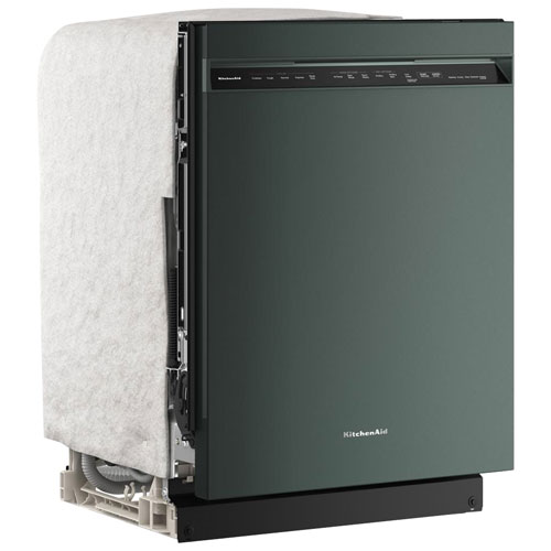 KitchenAid 24" 41dB Built-In Dishwasher w/ Stainless Steel Tub & Third Rack - Juniper