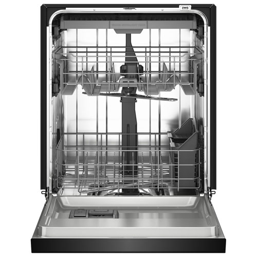 KitchenAid 24" 47dB Built-In Dishwasher w/ Stainless Steel Tub & Third Rack - Black