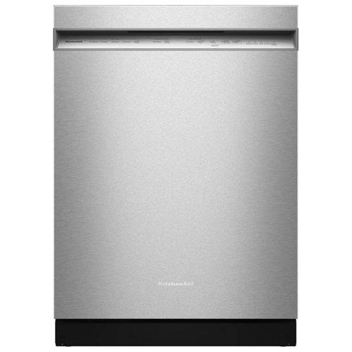 KitchenAid 24" 47dB Built-In Dishwasher w/ Stainless Steel Tub & Third Rack - Stainless