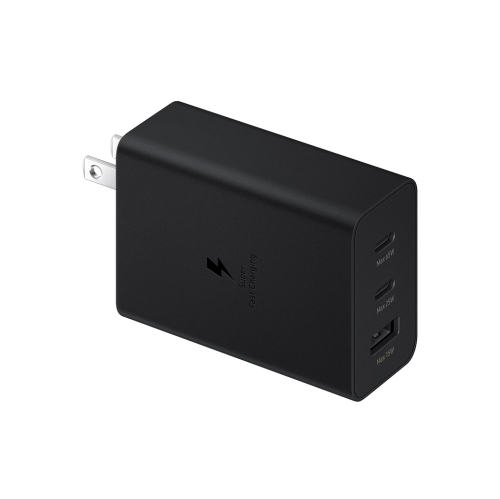 [CS] 65W Dual USB-C & USB-A Super Fast Charging Wall Charger Power Adapter for Samsung iPhone Google Motorola, Black