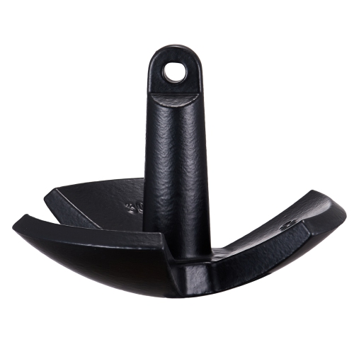 VEVOR 30 LBS River Anchor, Boat Anchor Cast Iron Black Vinyl-Coated, Marine Grade Mushroom Anchor for Boats Up To 30 ft, Impressive Holding Power in