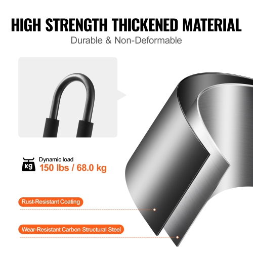 VEVOR Kayak Roof Rack 2 Pairs J-Bar, Soft Roof Rack, Top Mount Tie Down, Carrier for kayak, Surf Board, Canoe, SUP, Ski Board, Mount on Car, SUV,