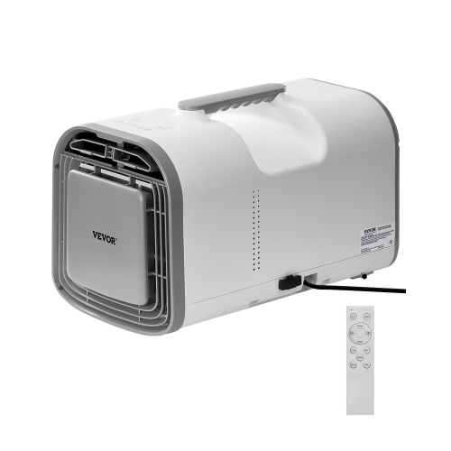 VEVOR 4250 BTU Portable Air Conditioner, 3-Speed Air Conditioning Unit with 24H Timer, Air Portable AC Adjustable from 16-32℃, Compatible with AC/DC,