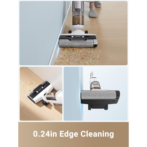 Dreame K10 Pro Wet Dry Vacuum Cleaner, 15KPa Suction Cordless Vacuum Mop, 8.4lbs Lightweight Smart Floor Cleaner with Self-Wash, 30min Runtime, Edge