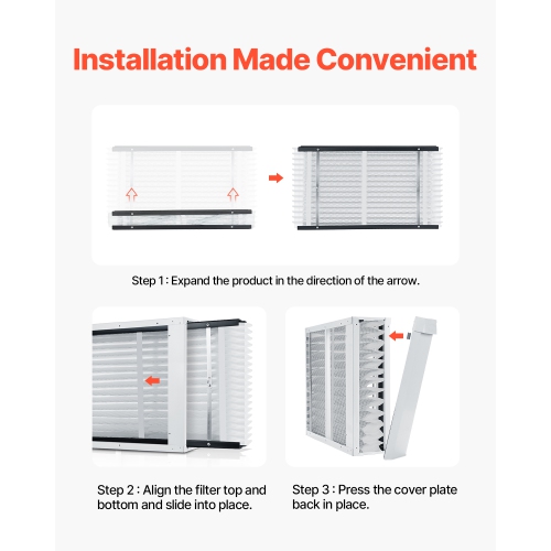 VEVOR 16 x 28 x 4 Furnace Filter, MERV 11 HVAC Ac Filters,12-Month Electrostatic Pleated Air Conditioner Filters, 2-Pack for Capturing Dust