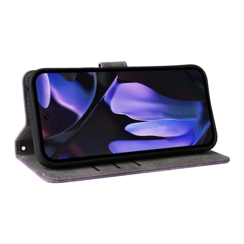 PANDACO Purple Wallet Case for Google Pixel 9a