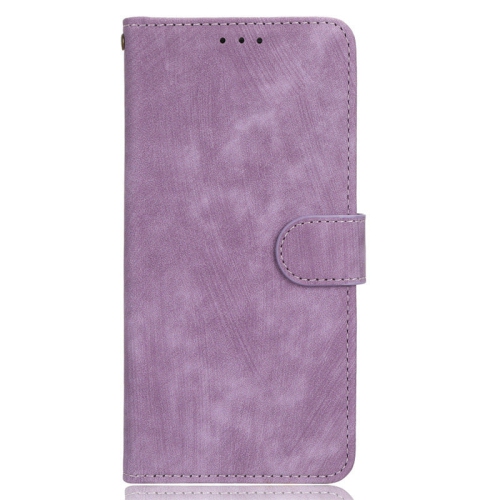 Étui portefeuille en suède violet de PANDACO pour iPhone 16e