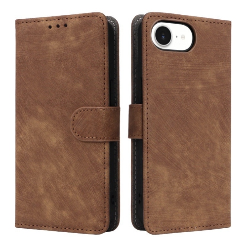 PANDACO Brown Suede Wallet Case for iPhone 16e