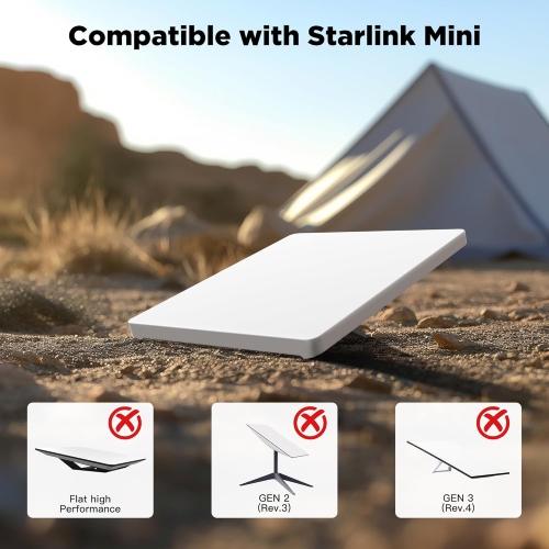 2PCS Mini Protective Case Silicone Cover,Silicone Case for Starlink Mini Satellite Dish,Antenna Transmitter Waterproof Full Cover Shell for Starlink