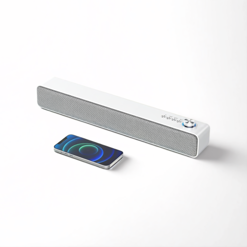 THE WAY  Bluetooth Speaker \w High Volume, Home Long Simple Style Subwoofer, Universal Tv Computer High-Quality Speaker, Home Theater Hifi Music