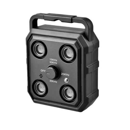 Brand new mini ultrasonic dog repeller training bark stopper smart portable outdoor self-defense rechargeable 4 times head ultrasonic dog barking