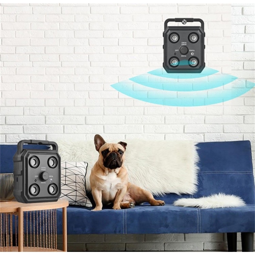 Brand new mini ultrasonic dog repeller training bark stopper smart portable outdoor self-defense rechargeable 4 times head ultrasonic dog barking