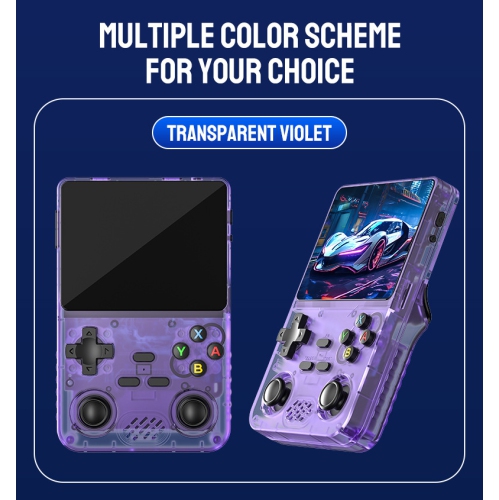 THE WAY  New Rx6S Open Source Handheld Game Console Linux System Retro Classic Arcade Psp Px6S Retro Handheld Game Console 3.5-Inch HD Ips Screen 64GB