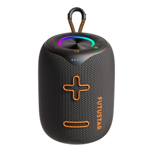 Bluetooth Speaker, Mini Outdoor Portable Waterproof Subwoofer, High Volume Card-inserted Bluetooth Speaker, LED 20w Bluetooth Speaker - Black