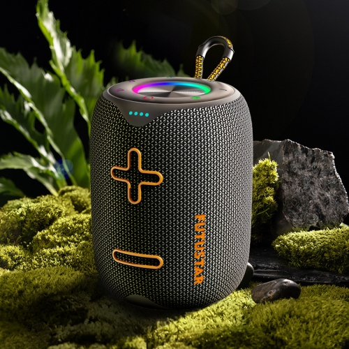 Bluetooth Speaker, Mini Outdoor Portable Waterproof Subwoofer, High Volume Card-inserted Bluetooth Speaker, LED 20w Bluetooth Speaker - Black